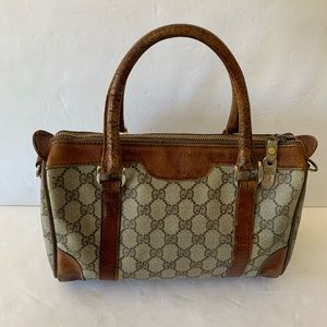 Gucci  Vintage 1970 GG Supreme classic  Boston 25 Bag in good condition